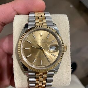 Rolex Datejust Two-Tone Gold and Silver Watch